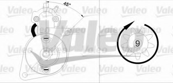 VALEO 455883 Starter
